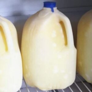 1 gallon frozen raw goat milk